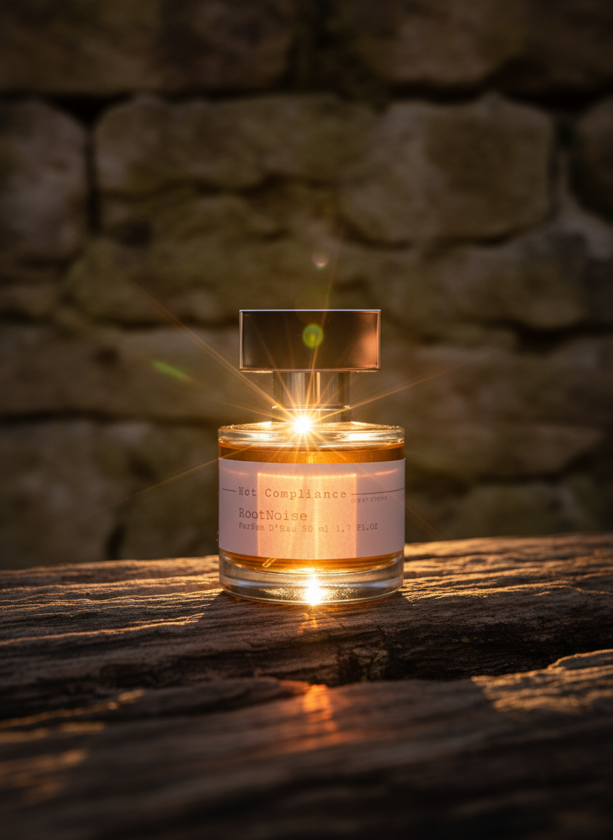 Rootnoise fragranza di nicchia - con packaging da scarti di kiwi